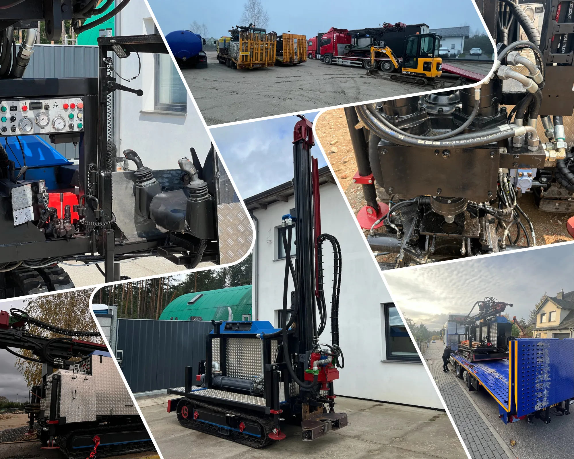 Flota wiertnic Park maszyn – wiertnice gąsienicowe